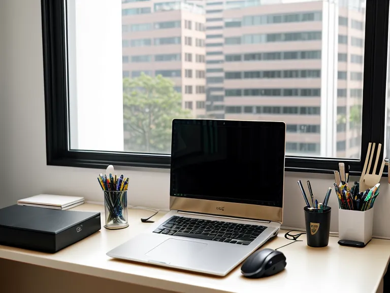 Cluttered desk showing cognitive load and focus tools tracking during remote work