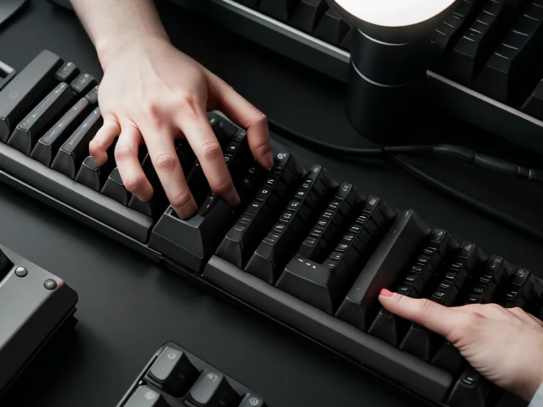 brain health and focus supplements for remote work — close-up of hands typing on a keyboard with headphones resting nearby