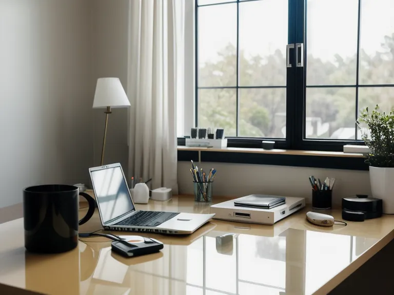 Freelance web developer's deep-work desk setup for reclaiming focus after years of remote-work brain fog