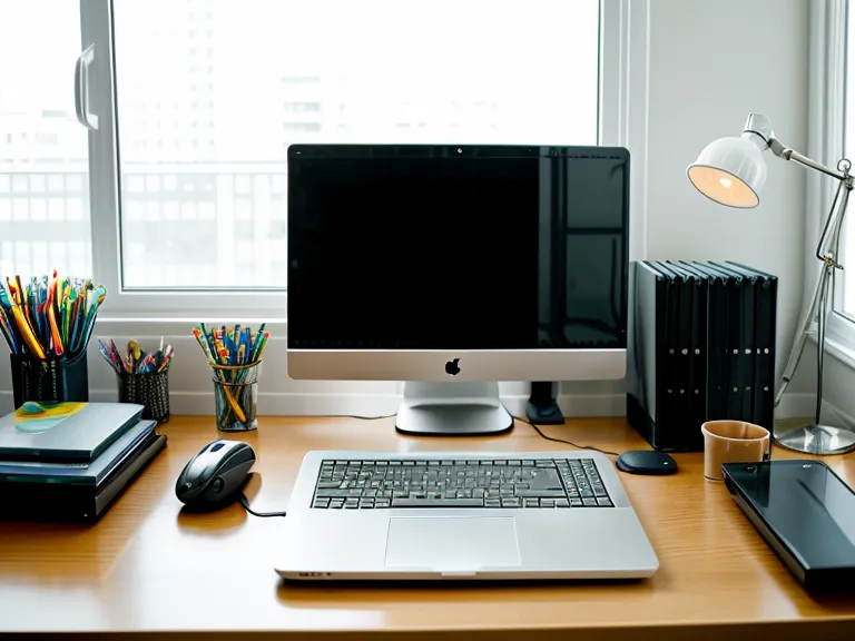 Coffee and a brain health supplement on a remote developer's desk during a focus sprint
