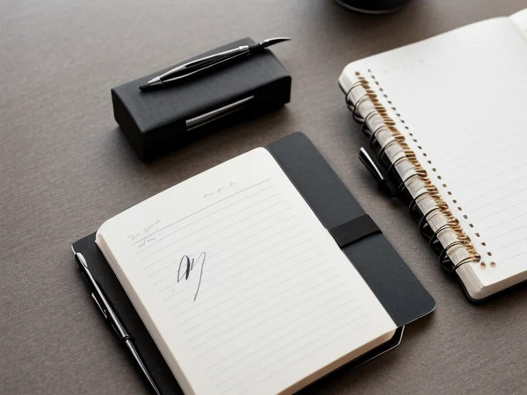 Remote worker writing one unfinished task on a Tomorrow List notebook as part of a work-life balance habit