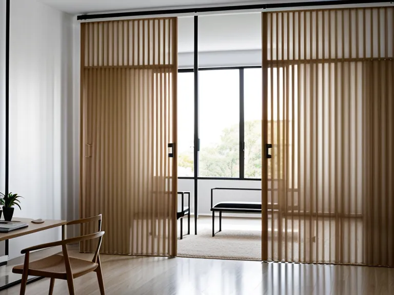 Room divider used to build a dedicated deep-work zone for remote work focus