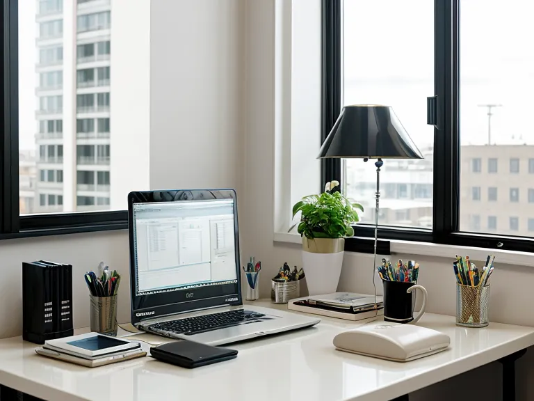 How to reduce decision fatigue as a remote freelance developer — a cluttered desk covered in sticky notes and open tabs