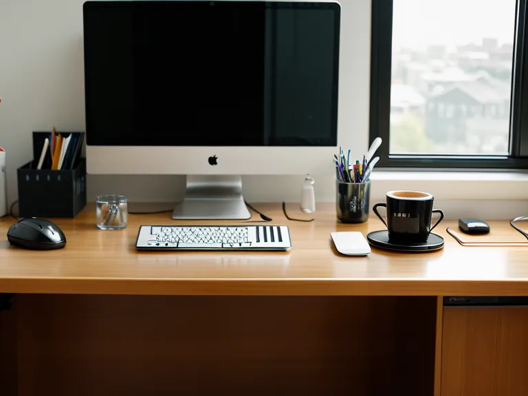 A smartphone left away from the desk, a productivity tracking habit for protecting focus during remote work