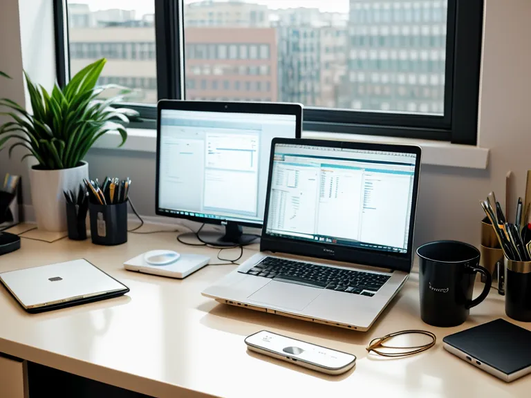 Smartphone left in the kitchen to support remote work focus and reduce distractions while coding