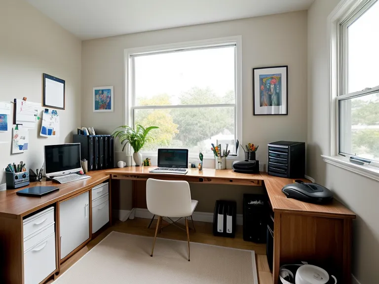 A dense database schema on a home office monitor, the kind of complex logic a focus-audio routine is built to support