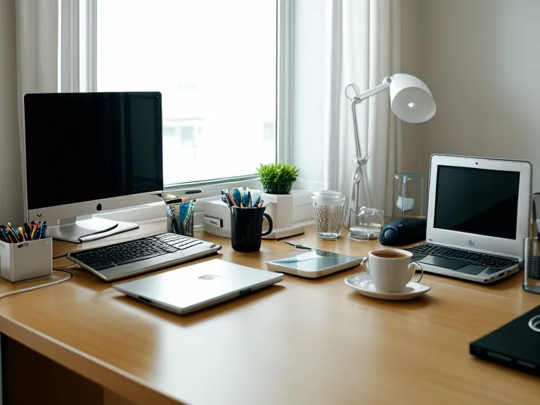 Remote worker taking a NeuroPrime capsule at a desk instead of pouring a second pot of coffee