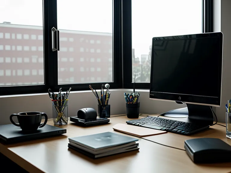 Feet on an anti-fatigue mat, an ergonomics fix for standing desk days