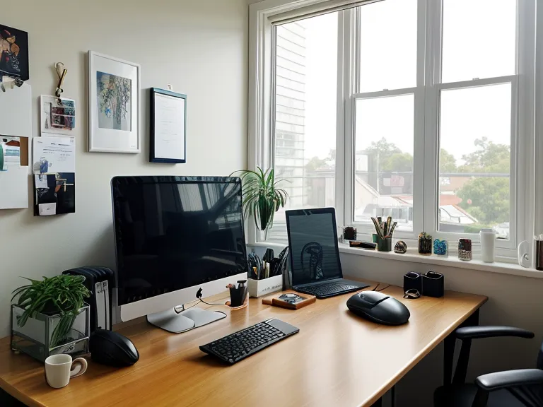 A dim home workspace lit by a single monitor during a late deep-work session