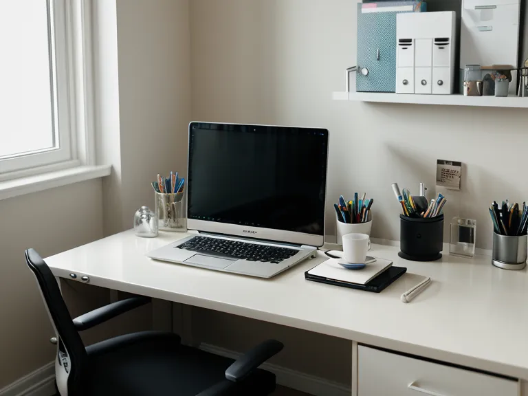 Coffee and a Pomodoro timer on a remote work desk used to test focus hacks and productivity tools
