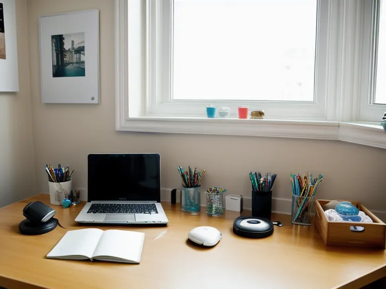 A remote developer's desk corner mid deep-work session, the scene behind a story about remote work burnout and rebuilding focus
